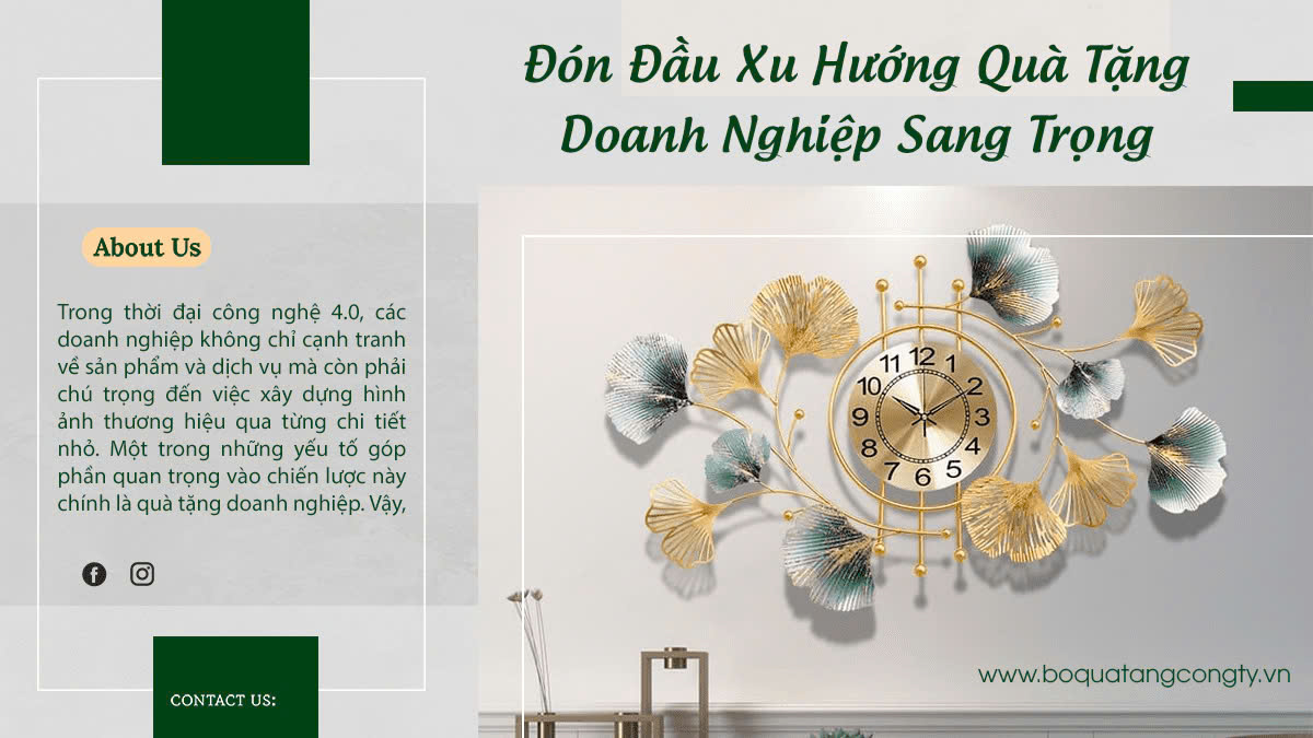 Đón Đầu Xu Hướng Quà Tặng Doanh Nghiệp Sang Trọng