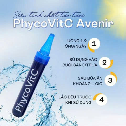  Nước Uống Tinh Chất Tảo Xanh PhycoVitC Chính Hãng Nhập Khẩu Pháp