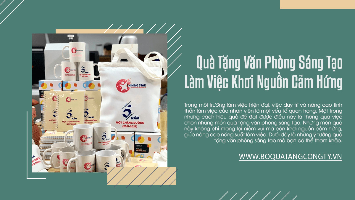 Những Món Quà Tặng Văn Phòng Sáng Tạo: Khơi Nguồn Cảm Hứng Làm Việc