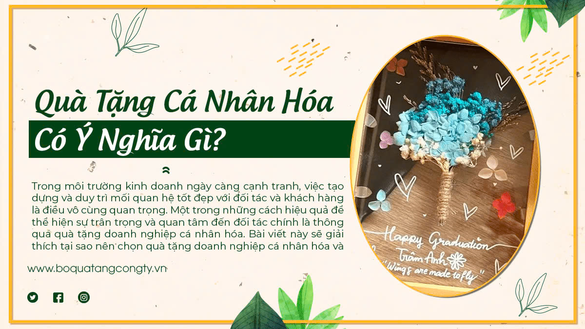 Quà Tặng Cá Nhân Hóa Có Ý Nghĩa Gì?