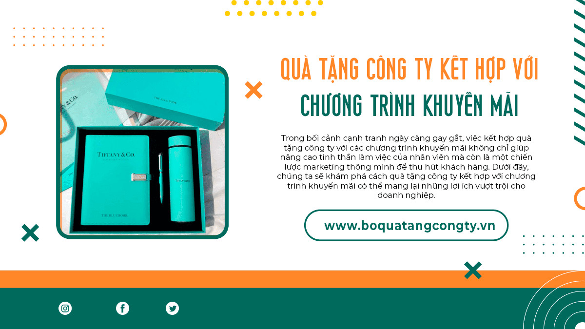 Quà Tặng Công Ty Kết Hợp Với Chương Trình Khuyến Mãi