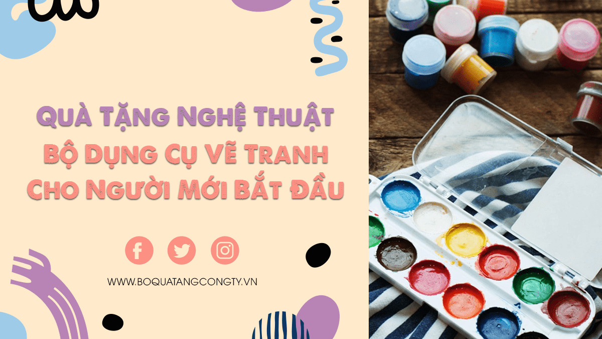 Quà Tặng Nghệ Thuật: Bộ Dụng Cụ Vẽ Tranh Cho Người Mới Bắt Đầu