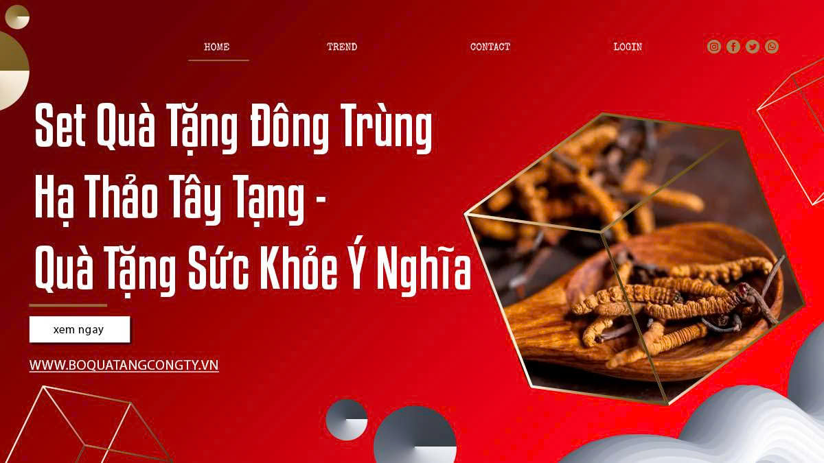 Set Quà Tặng Đông Trùng Hạ Thảo Tây Tạng - Quà Tặng Sức Khỏe Ý Nghĩa