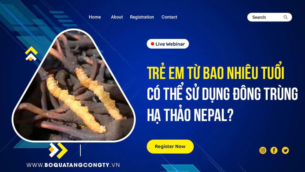 Trẻ em từ bao nhiêu tuổi có thể sử dụng đông trùng hạ thảo Nepal?