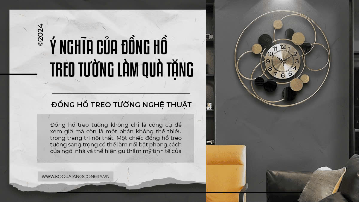 Ý nghĩa của đồng hồ treo tường làm quà tặng