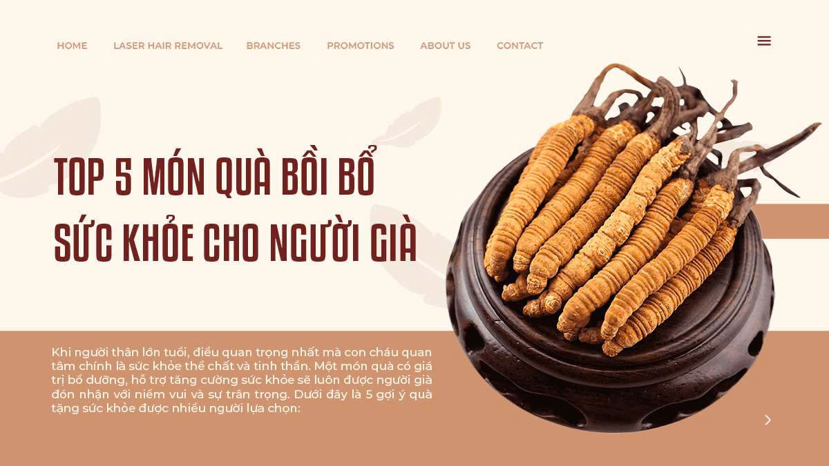 Top 5 Món Quà Bồi Bổ Sức Khỏe Cho Người Già