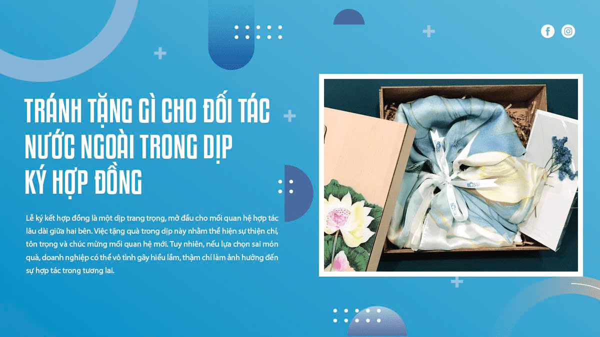 Tránh Tặng Gì Cho Đối Tác Nước Ngoài Trong Dịp Ký Hợp Đồng