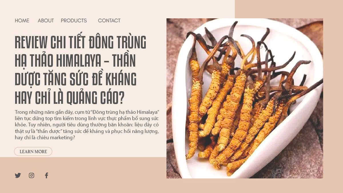 Review Chi Tiết Đông Trùng Hạ Thảo Himalaya – Thần Dược Tăng Sức Đề Kháng Hay Chỉ Là Quảng Cáo?