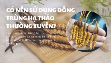 Có nên uống đông trùng hạ thảo thường xuyên không?