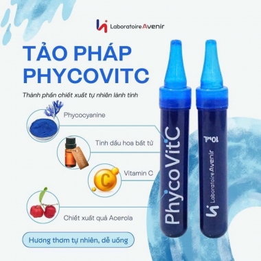 Nước Uống Tinh Chất Tảo Xanh PhycoVitC Chính Hãng Nhập Khẩu Pháp