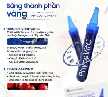 Nước Uống Tinh Chất Tảo Xanh PhycoVitC Chính Hãng Nhập Khẩu Pháp
