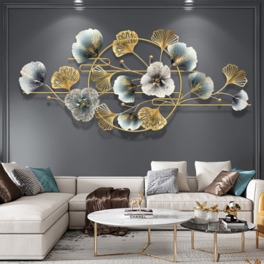 Tranh sắt decor vườn hoa 071