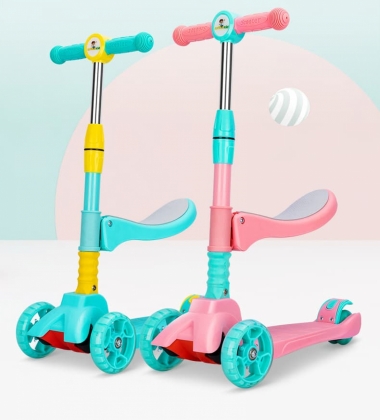 Xe trượt scooter trẻ em 3 bánh 2in1 011